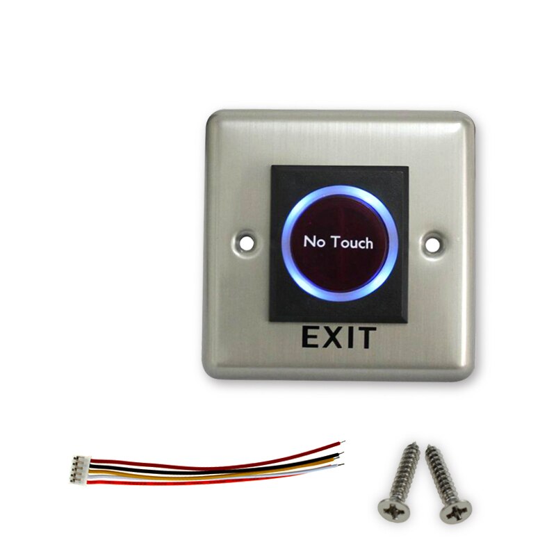 LED Exit Button Release Push Switch for Access Control System for Home Security Protection