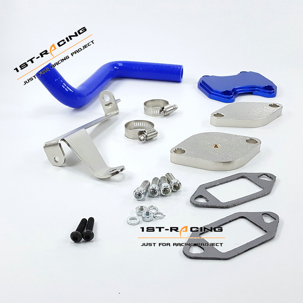 EGR Valve Cooler Delete Kit For 07-09 Dodge Ram 2500 3500 4500 5500 6.7L L6 Cummins Turbo Diesel