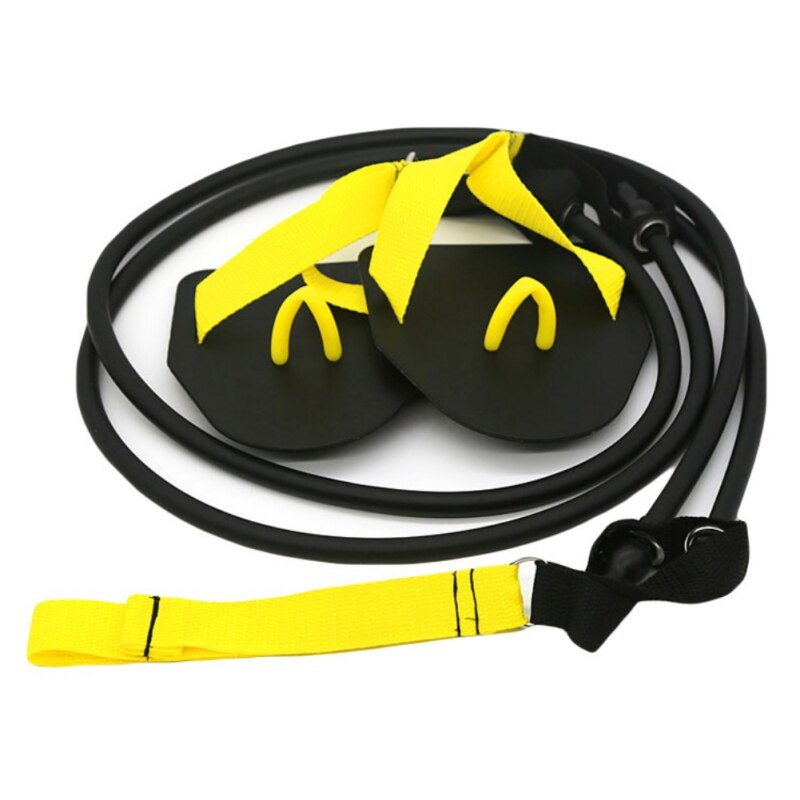 Svømmearm styrketrener håndpadler sterk slitesterk høystyrke wimming arm trener elastisk bånd for svømmetrening: B