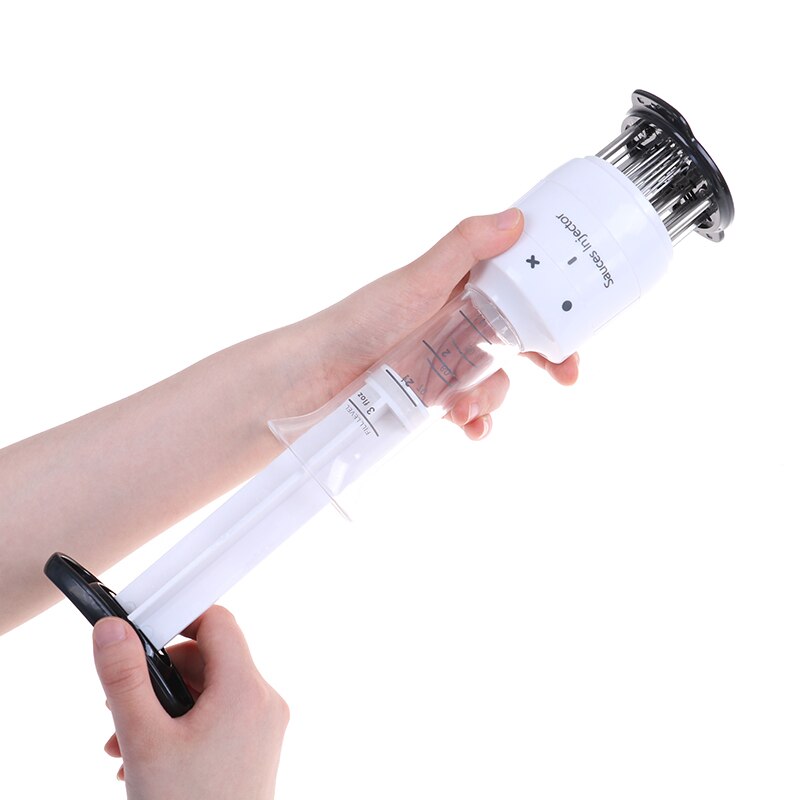 30 Naald Vleesvermalser Rvs Blade Marinade Injector Professionele Vlees Injector Tenderizer Keuken Gadgets
