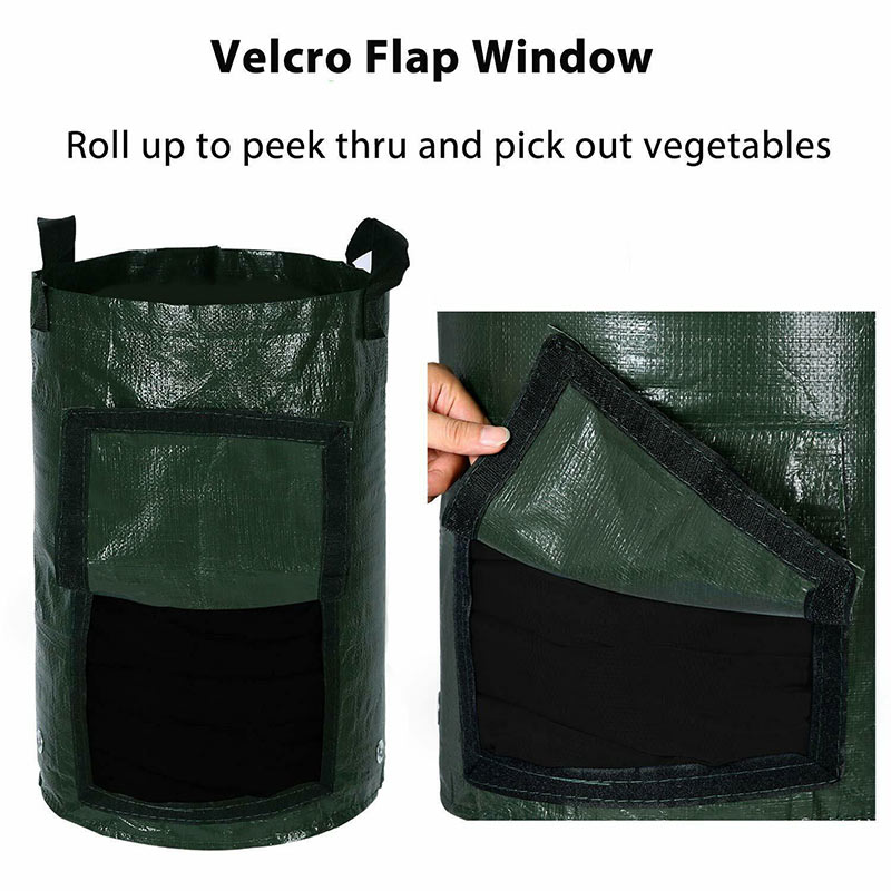 Vegetable Plant Grow Bag Garden Supplies PE Cloth 1Pcs DIY Potato Grow Planter Thicken Garden Pot Planting Container Bag