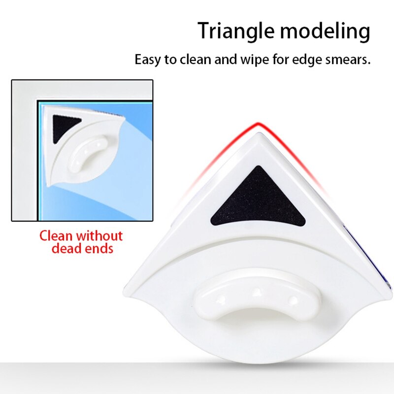 Useful Magnetic Window Cleaner Double Side Glass Wiper Useful Surface Brush Wipe Glass Blowing Magnetic Glass Rub Brush