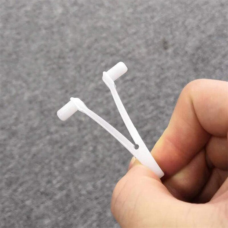 20 Pcs Pool Supplies V-Clip Butterfly Telescopic Pole Fixing Clip Used for Pool Vacuum Handle Net Brush Pole