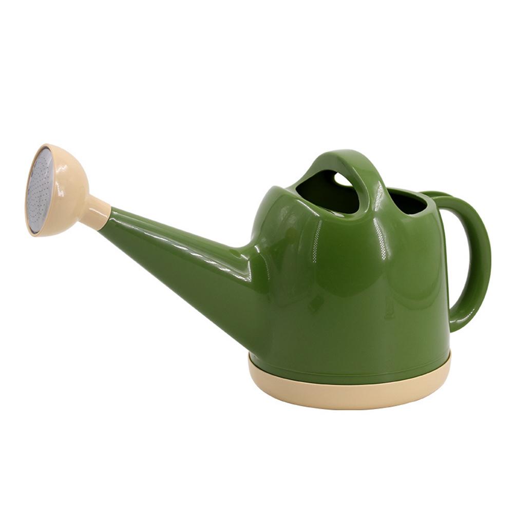 Suministros de jardinería de 4L, PP, maceta rociada para balcón, vegetales, plantas, regadera, macetas de flores, aspersor para riego de jardín: Army Green