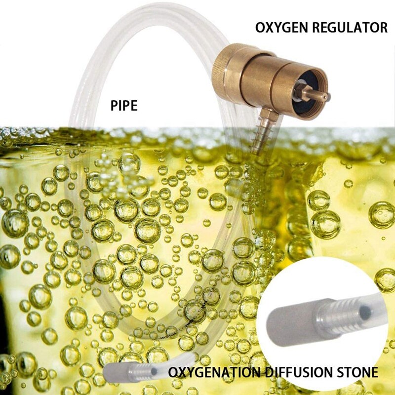 Beluchting Steen 0.5 Micrometre Home Brew Rvs Bier Oxygenatie Diffusie Steen (Pack Van 2)