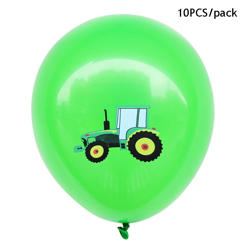 Happy Birthday Banner Birthday Party Decoration Birthday Decoration For Home Cartoons Engineering Vehicle Balloon Banner: ballon 1