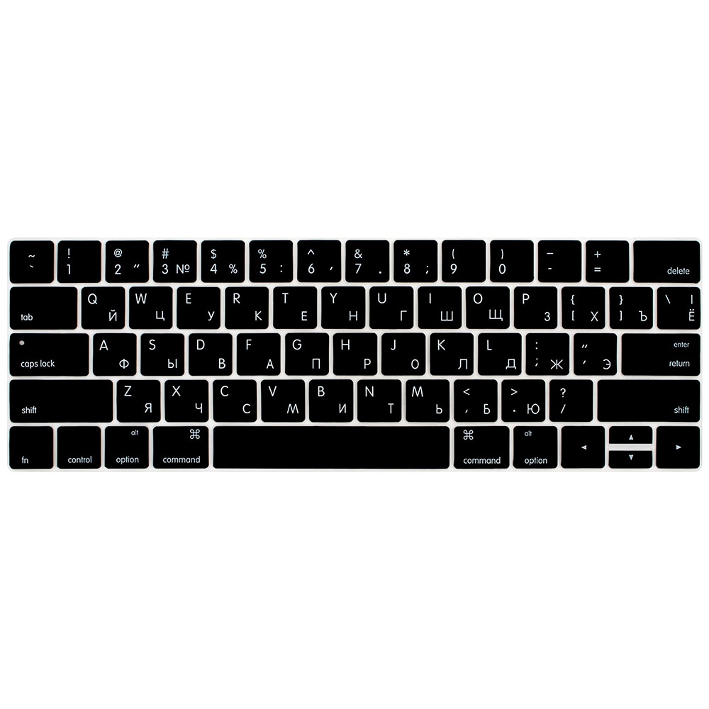 Russische Tastatur Abdeckung knapp Alphabet Layout Schützen Haut Abdeckung für Laptop MacBook Luft Profi