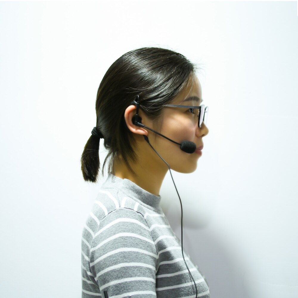 Vnetphone Football Referee Intercom Microphone Headset Earphone and Coach Referee Headphones for V6/V4/FBIM Referee Intercom