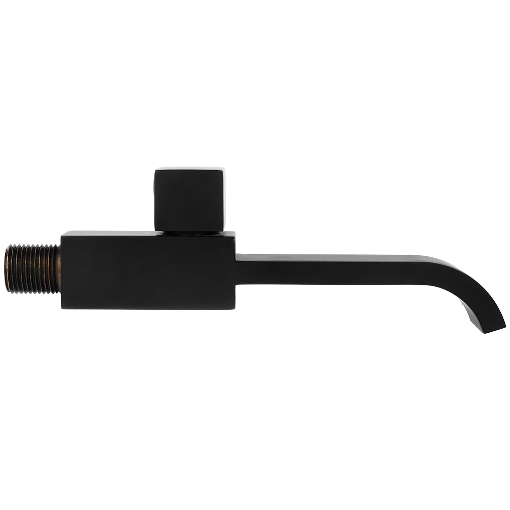 /2 Thread Connection Water Faucet Wall Mounted Lavatory Sink Faucet Bathroom Accessories Cold Water Faucet Matte