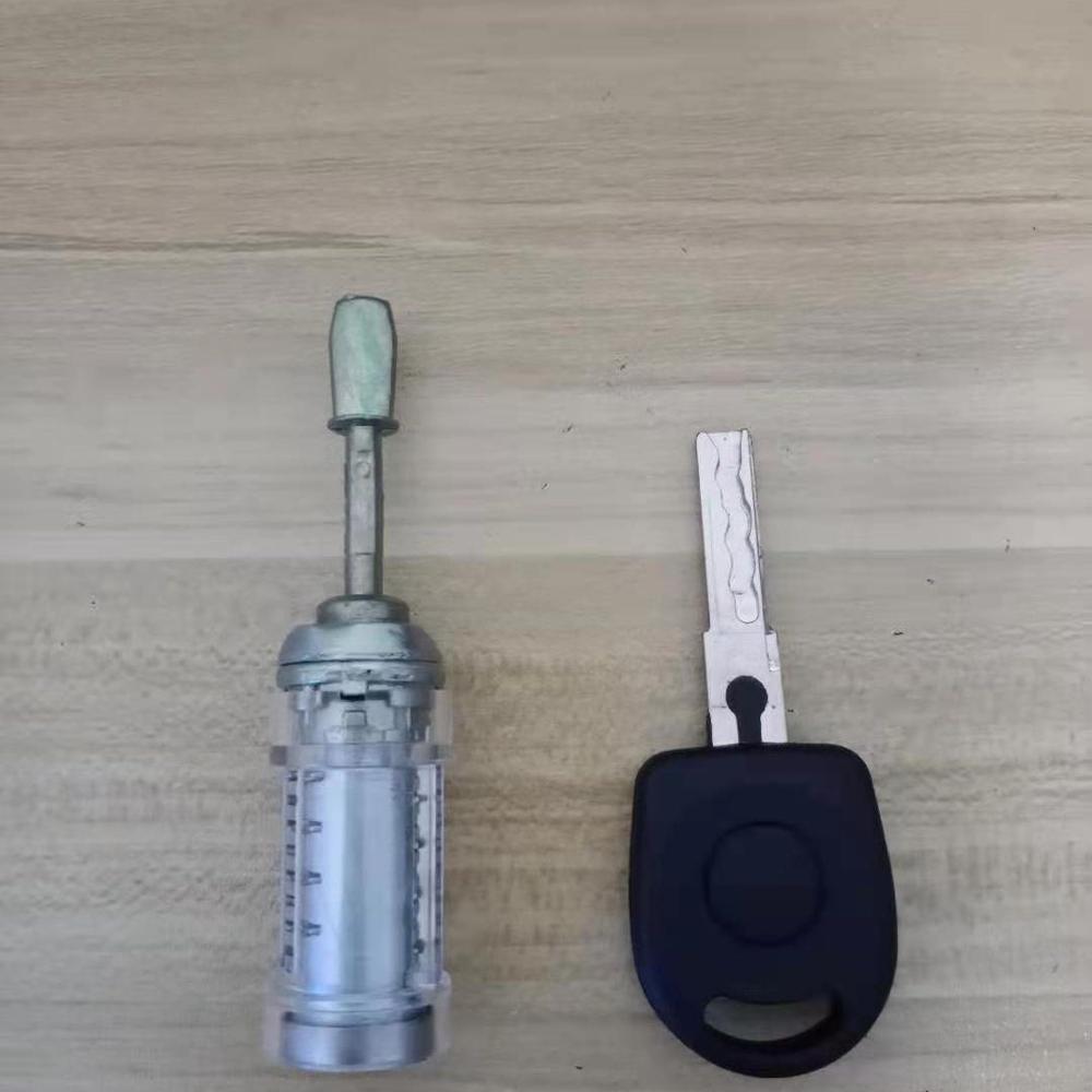 HU66 – serrure d'entraînement pour VW, avec outils de serrurier, 3 en 1, Pick and Decoder avec lumière