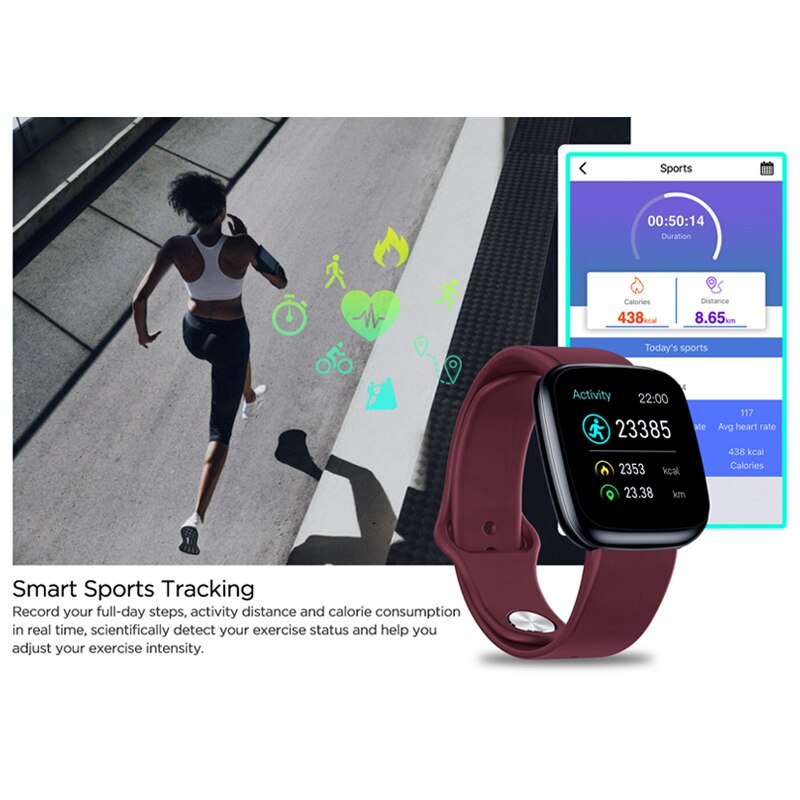 Zeblaze Crystal 3 Smartwatch - IPS Color Display, Heart Rate & Blood Pressure Monitor, Long Battery Life