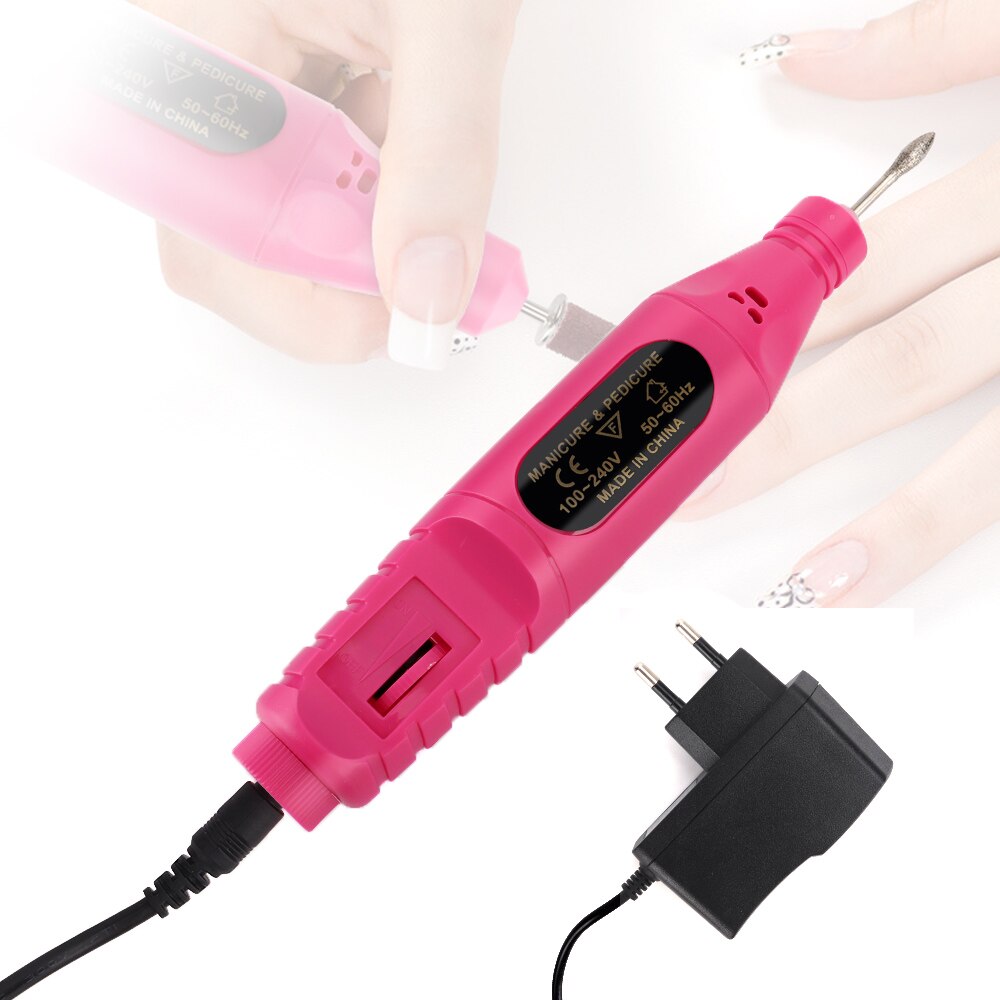 Professionele 30000 RPM Elektrische Nagel Boor Pen Draagbare Handheld Polijst Grinder Nail Art Manicure Machine Frees Set voor Salon Thuisgebruik Gel Polish Remover Gereedschap