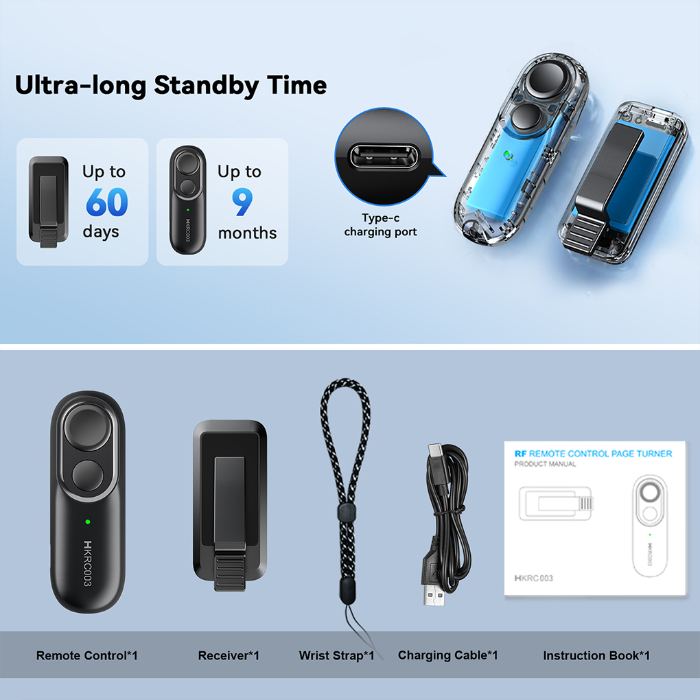 Remote Control Page Turner Camera Camcorder Remote Controls Clicker Page Turner Remote Control Extenders for kindle Paperwhite
