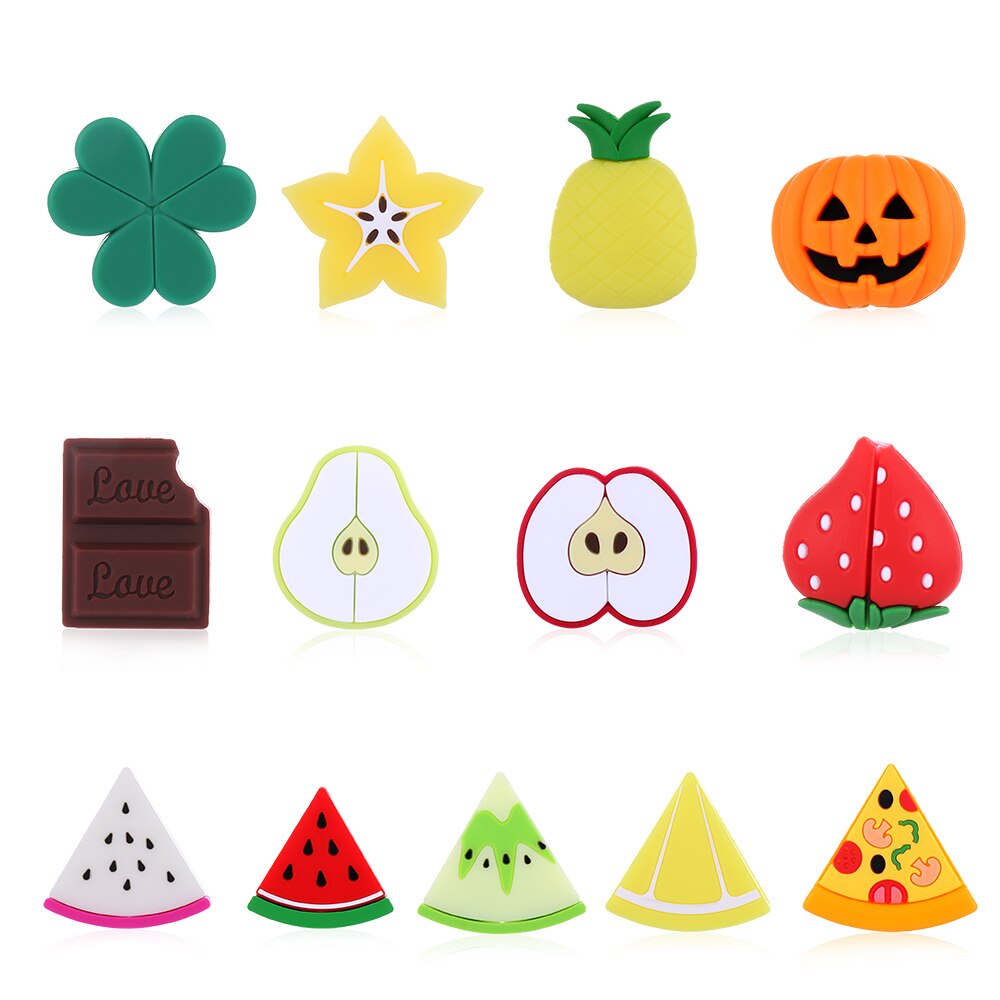Lovely Cartoon Fruit Charger Cable Winder Protective Case Saver Data line Protector Earphone Cord Protection Sleeve Wire Cover