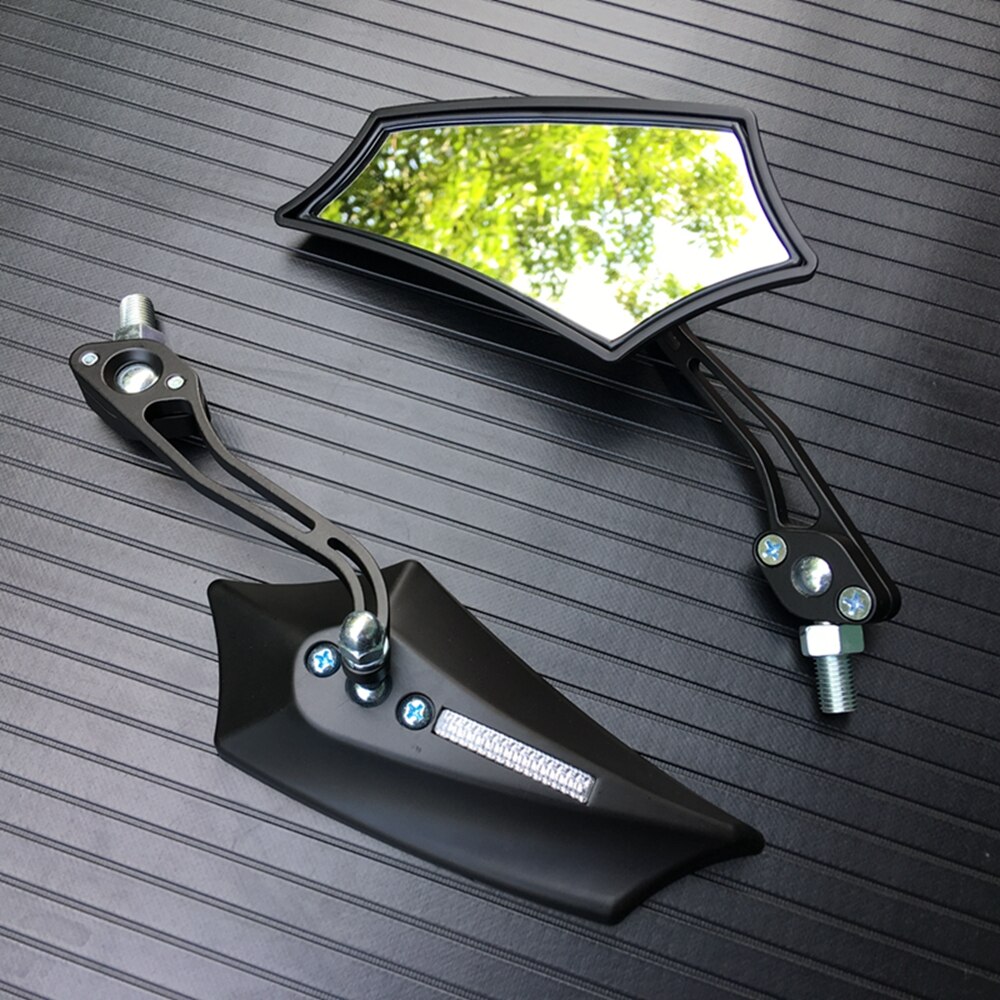 8 Kleuren Moto Rbike Moto Rcycle Achteruitkijkspiegel Moto Accessoires Unviersal 8Mm 10Mm Scooter Spiegel Moto Cross achteruitkijkspiegel: 8