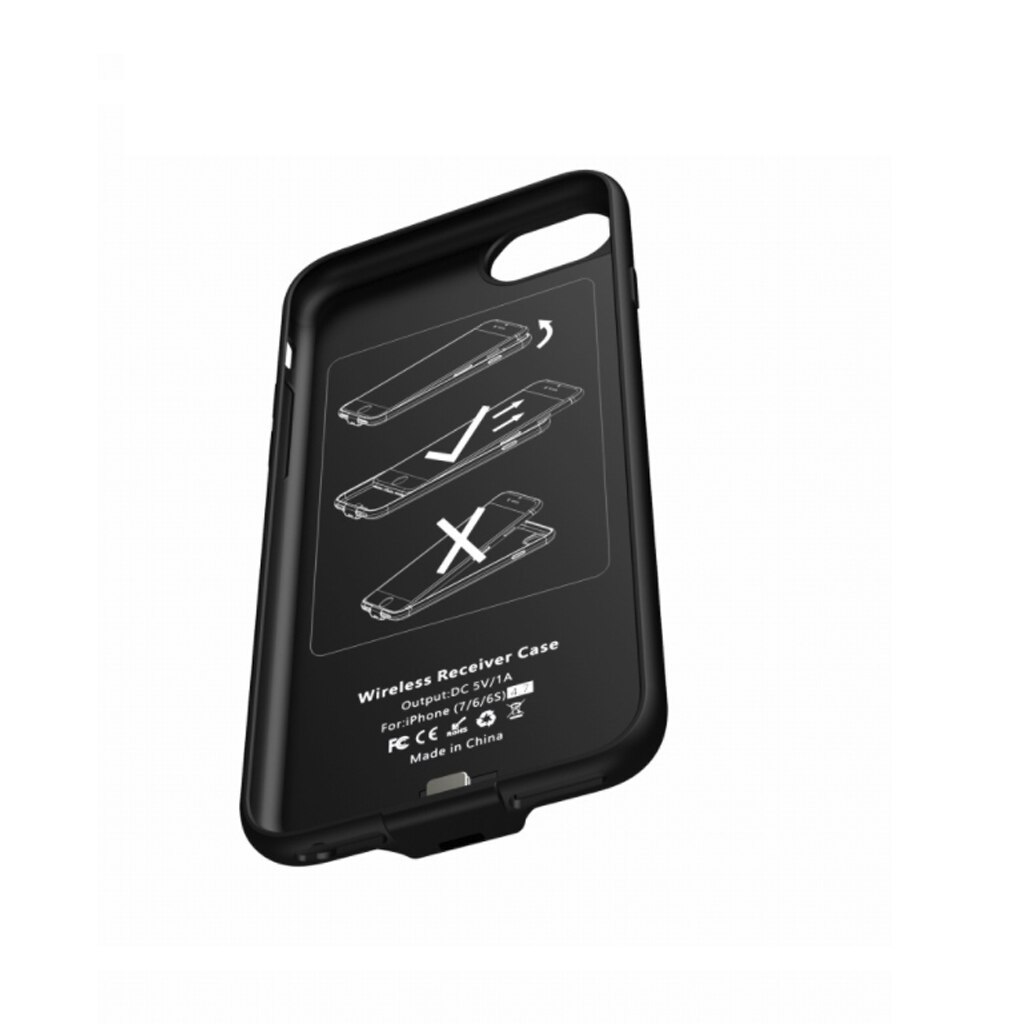 Wifi Draadloze Oplader Qi Ontvanger Case Compatibel Met Iphone 7 7Plus Cover Draadloze Opladen Ontvanger Case Ultra