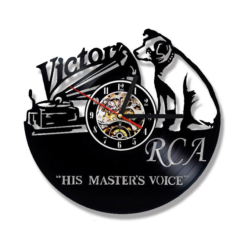 Rottweiler – horloge murale 3D LED en vinyle, horloge suspendue lumineuse, veilleuse, décor de chambre: D / No LED Light