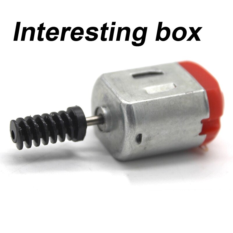 10pcs 0.6m black worm gear 2mm hole plastic reducer worm turbine small module plastic