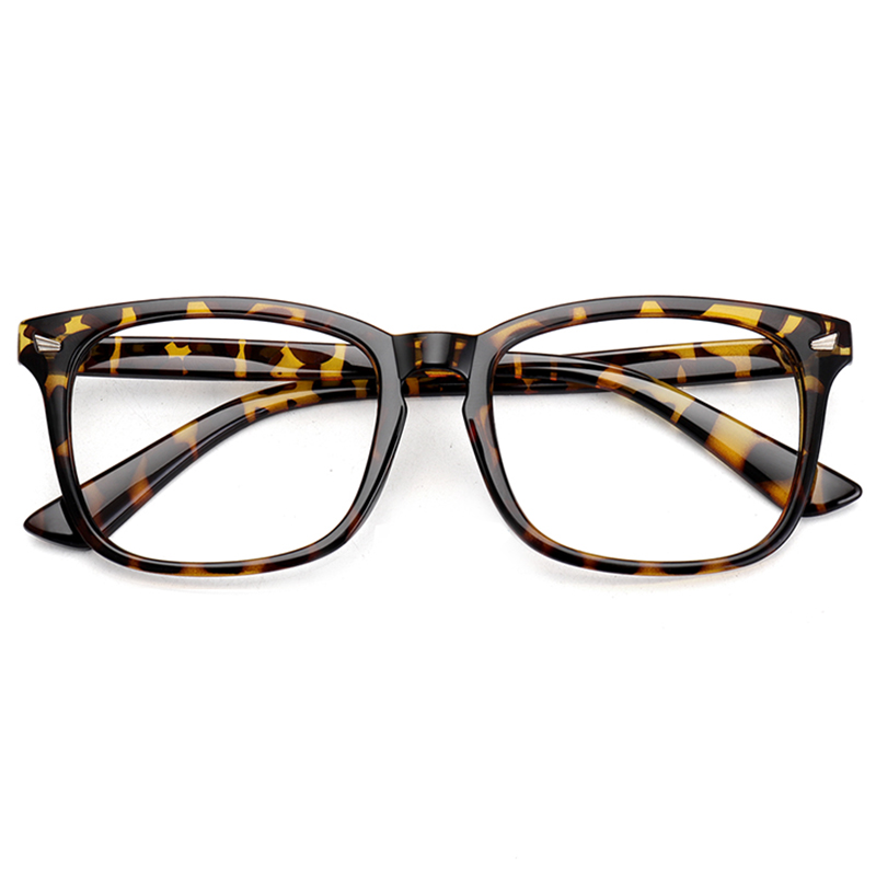 Blue Light Blocking Glasses, Anti Eye Strain Headache (Sleep Better),Computer Glasses UV400 Transparent Lens: C5 Yellow Leopard