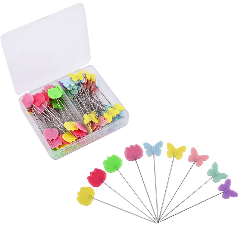 100 Pcs Sewing Needle Marker Patchwork Pins Positioning Dressmaking Needle Embroidery DIY Handmade Make Garment Accessories