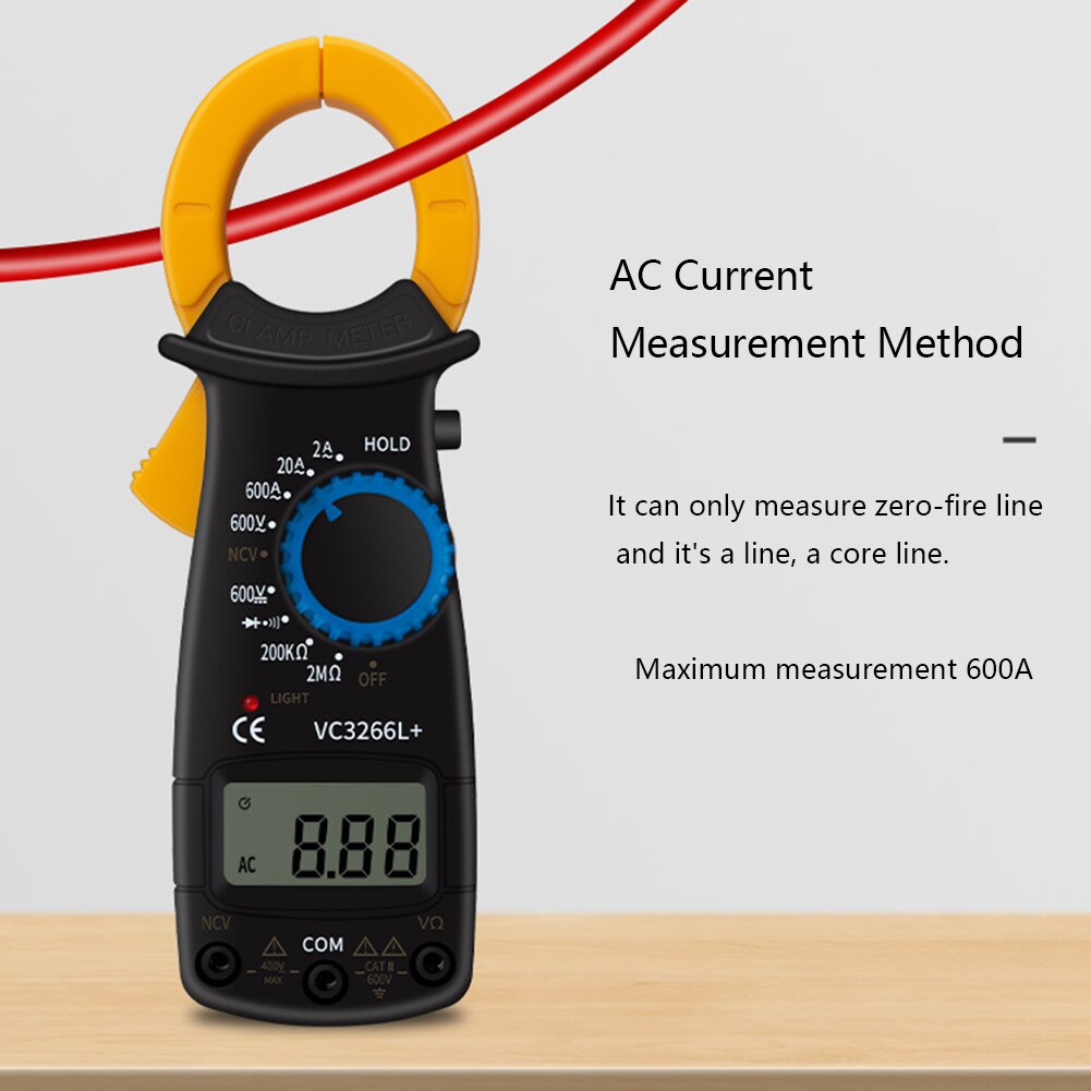 Digital Multimeter LED Display High Precision Multi-function Pliers Auto Range Voltage Current Tester Clamp Ammeter Clamp Meters