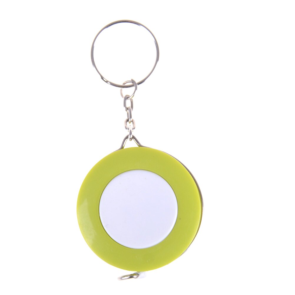 Mini Cute Tape Measure With Key Chain Plastic Portable 1.5m Retractable Ruler Centimeter/Inch Tape Measure: 2