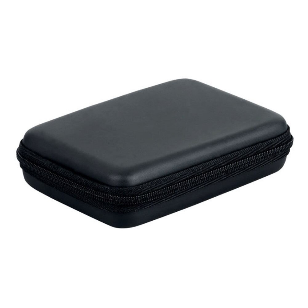 YOC-Portátil unidade de Disco Rígido À Prova de Choque Com Zíper Saco Da Tampa Do Caso 2.5 "Saco HDD Hardcase Preto