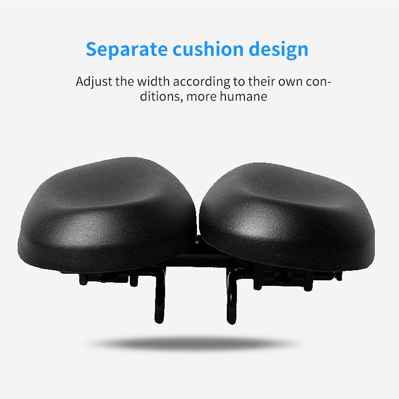 Bicycle Seat Breathable Noseless Adjustable Bike Saddles Padded Ergonomic Dual Pad Bicycle Saddle Bicycle Bike Accessories