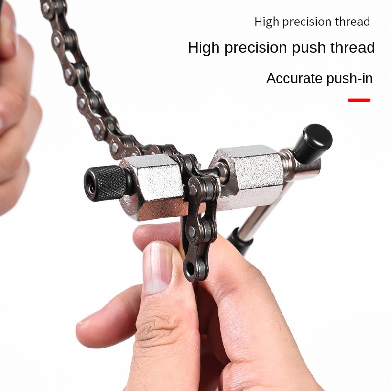 Disyuntor de cadena de bicicleta, herramienta divisora, removedor de cadenas de bicicleta de Metal para reparación, divisor de pasadores de cadena de ciclismo, quitar