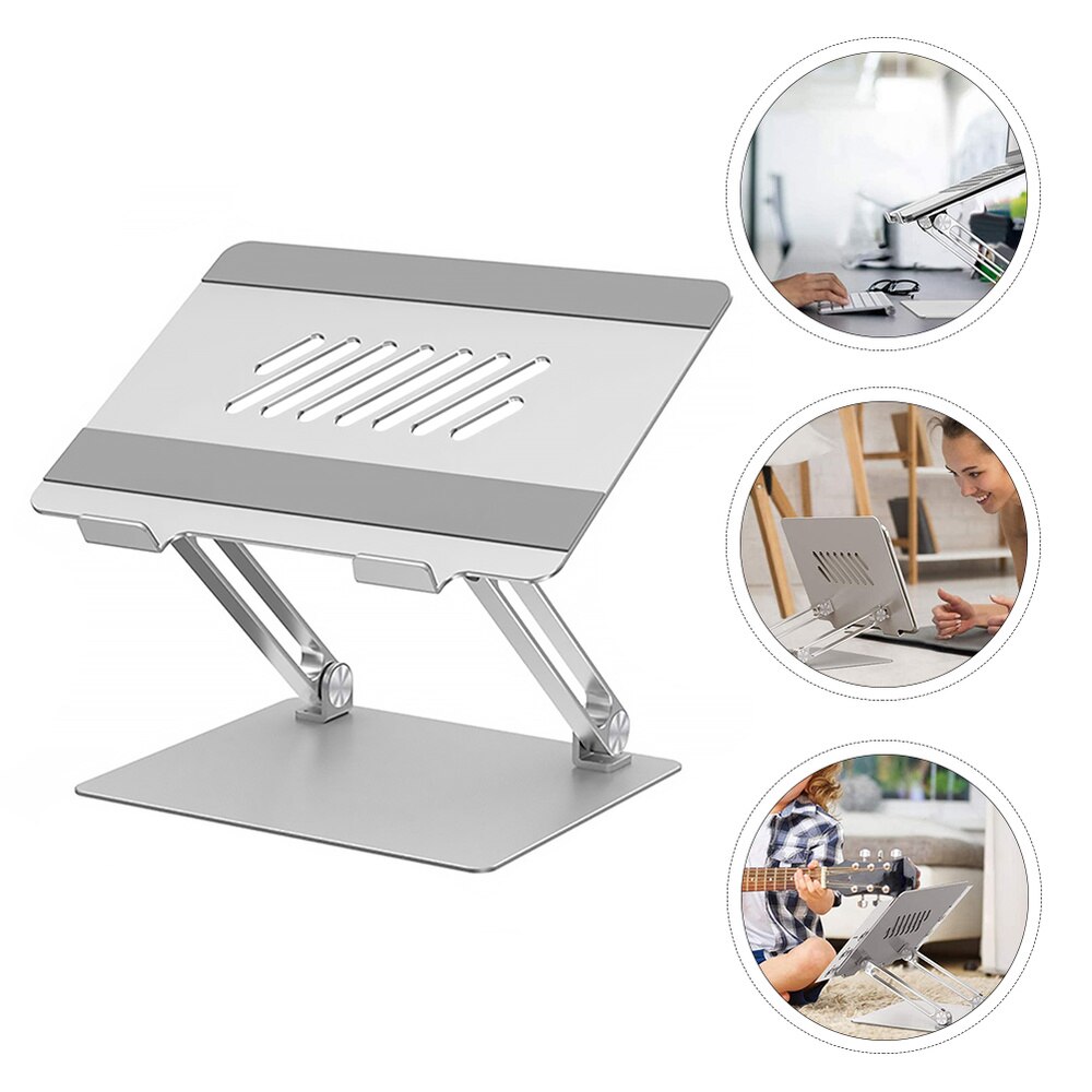 Soporte de aleación de aluminio para ordenador portátil, estante de soporte de refrigeración para portátil, grueso, antideslizante