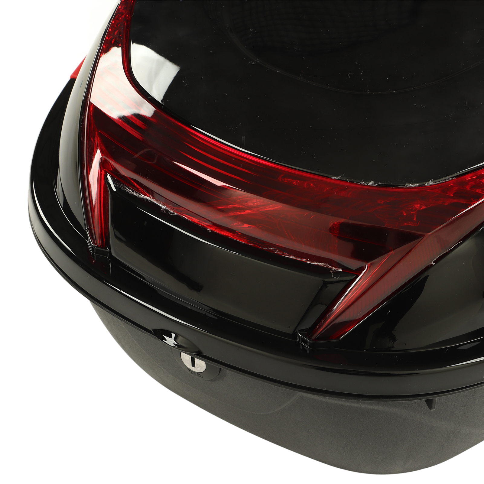 Motorcycle Rear Box Motorcycle Case Motorcycle Rear Top Box Motorbike Tail Trunk Storage Case Waterproof Lockable For Autocycle: Default Title