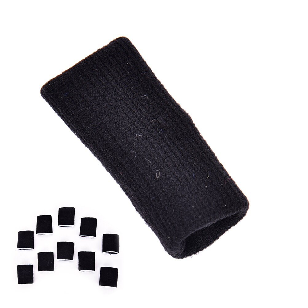 10 stk/pakke lige finger stall ærmebeskytter beskyttelsesudstyr fingerbeskytter bandage håndledsstøtte