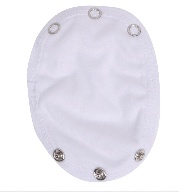 Handige luier mooie baby romper partner utility bodysuit jumpsuit luier verlengen verleng: Wit