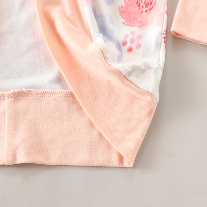 Baby Meisje Winter Jas Bloem Print Lange Mouwen Baby Jas Tops Zoete Lente Herfst Kids Kleding Peuter Meisje Kleding 1-6Y