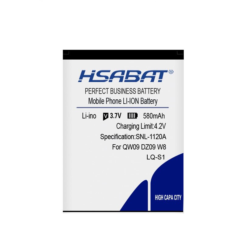 580 mah lq -s1 batteri til smart ur ab -s1 dj-09 dz09 gjd hks -s1 fym -m9 scx -m9 lq-a1 jhcy -s1 qw09 w8 t8 a1 v8 x6