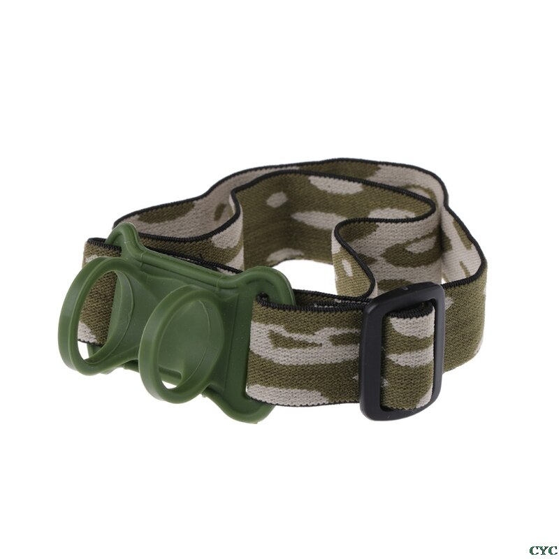 2 Pcs Headband Elastic Hands Free Headlamp Strap For 22-30mm Torch Flashlight
