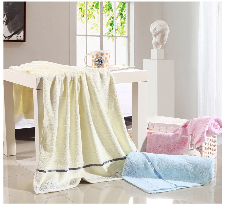 55 " x27 " (140 x 70cm),  badehåndklæde, bomuldshåndklæde , 3 farver, bomuldsfibre, naturligt og miljøvenligt