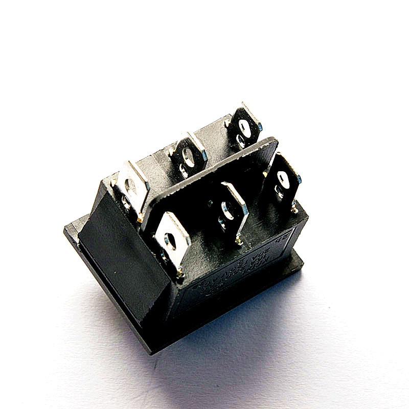 Large Ship Type Switch KCD2 KCD4-202 Black 6 Foot 2 Archives 16A/250V