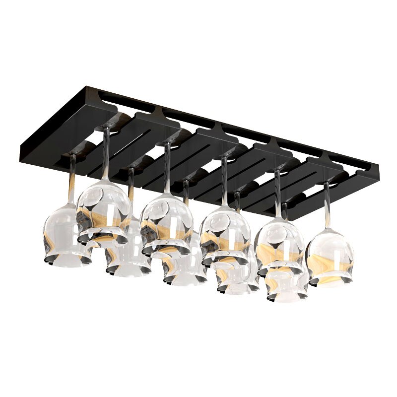 Stainless Steel Wine Rack Wine Glass Rack Wall Mount Holder Goblet Coffee Cup Hanging Rack Home Kitchen Bar Accessories