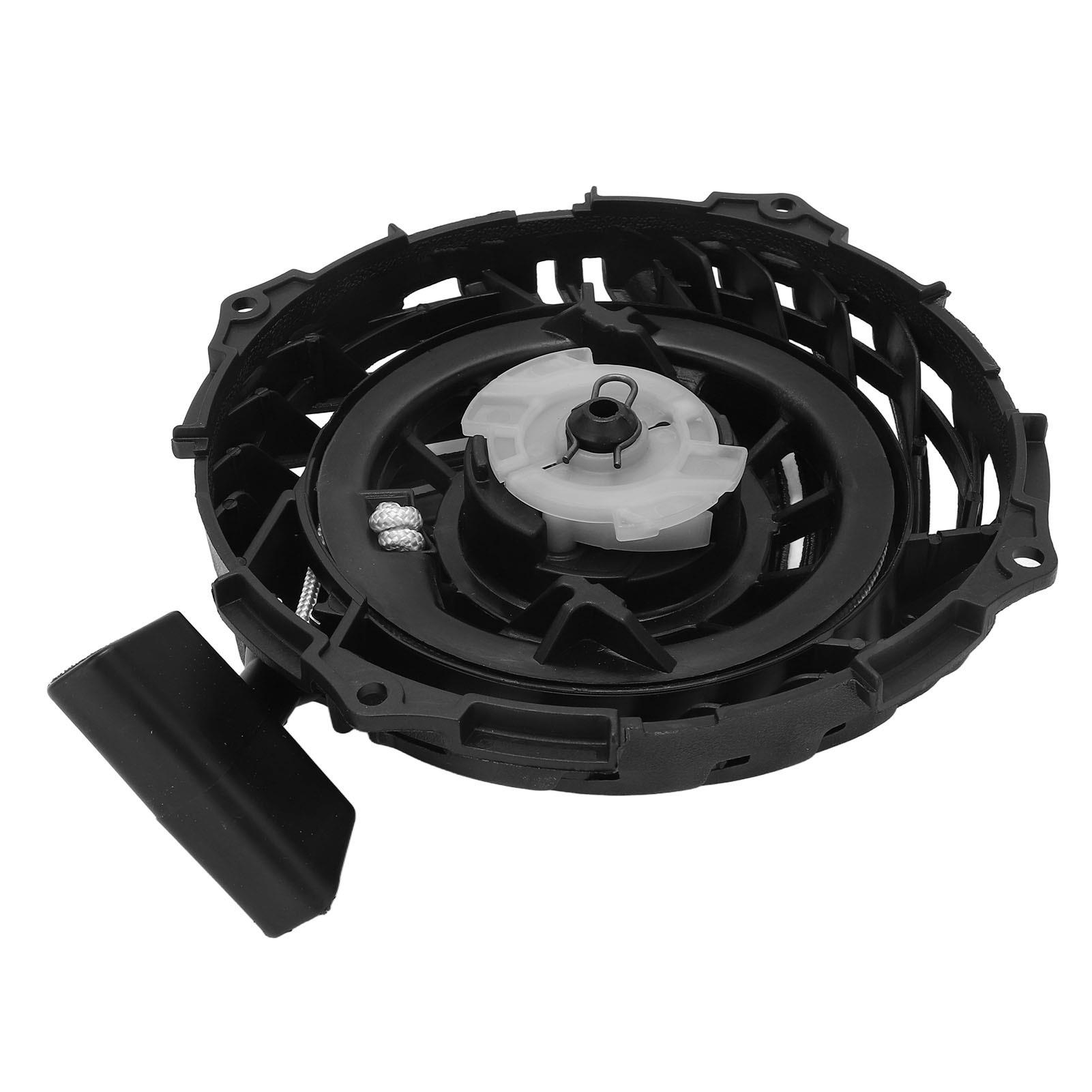 Pull Start Rewind Starter, qualidade OE preta, peças profissionais do cortador de grama para 08p502, 093J02, 09P602, 09P702 motores, 593959