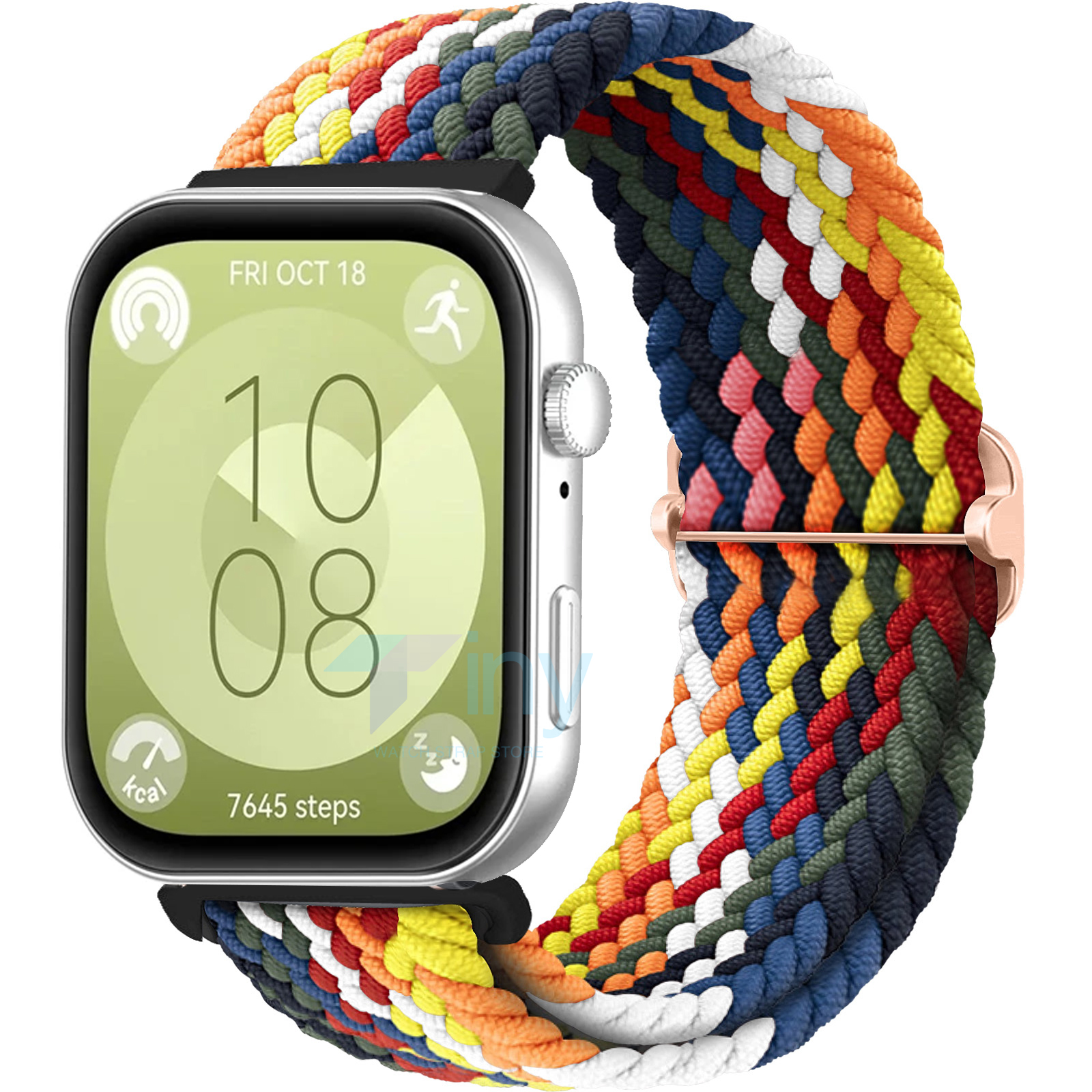 Nylon Braided Strap for Huawei Watch Fit 3 2 Band Adjustable Sport Bracelet for Huawei Watch Fit3 2 Woven Elastic Correas