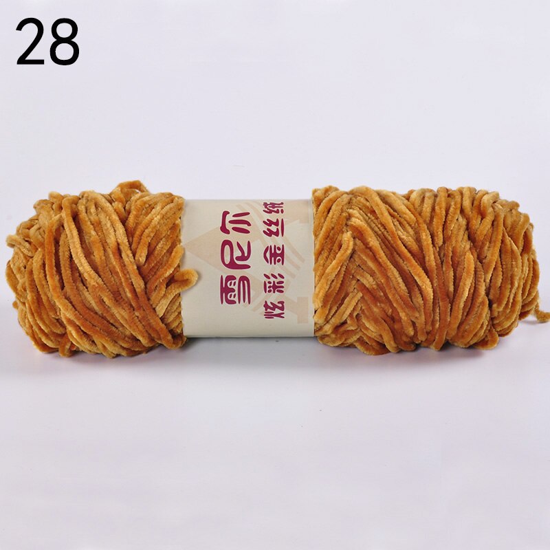100g Chenille Yarn for Hand Knitting Toys Crochet Plush Threads Woolen Yarn Sewing Ball of Wool Knit DIY