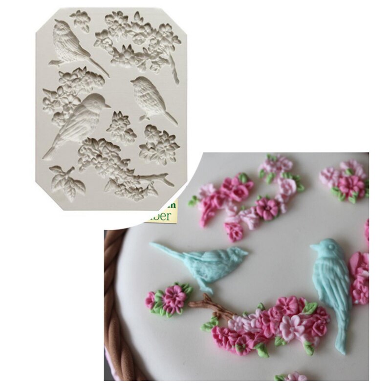 Silikon Backform Für Blumen & Blätter - Fondant, Schokolade, Zucker-Deko Selbst Machen