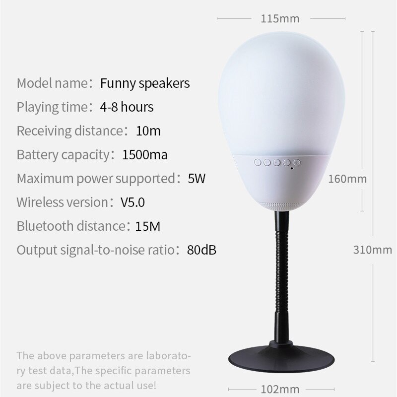 5W Bluetooth Wireless LED Light Bulb RGB Colorful Music Playing Chargable Lamp Entertainment Funny Speaker For Relax And Unzip