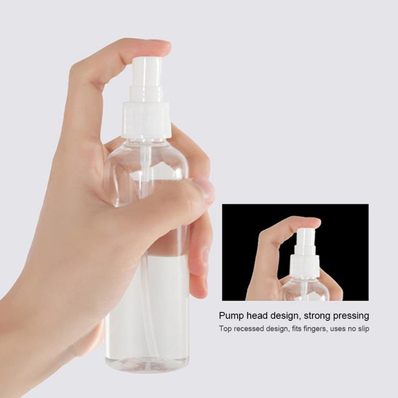 30/50/100ml Refillable Empty Bottles Travel Transparent Plastic Perfume /Alcohol Atomizer Mini Cosmetic Containers Spray Bottles