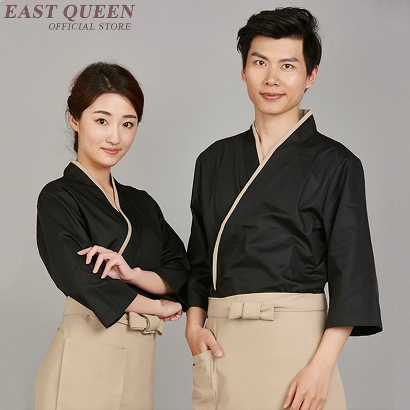 Sushi chef uniform accessories japanese restaurant uniforms supply food service waiter waitress Catering clothing DD1129