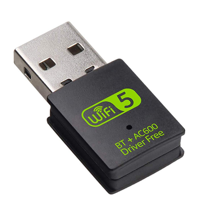 600Mbps 2.4G/5GHz USB WiFi Adapter For Bluetooth 4.2 Dual Band WiFi Dongle 802.11ac Mini Wireless Computer Network Card Receiver