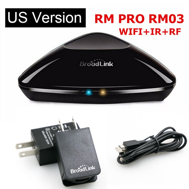 Broadlink RM PRO + RM33 Universal Smart Afstandsbediening Smart Home Automation WiFi + IR + RF Schakelaar voor IOS Android: Oranje