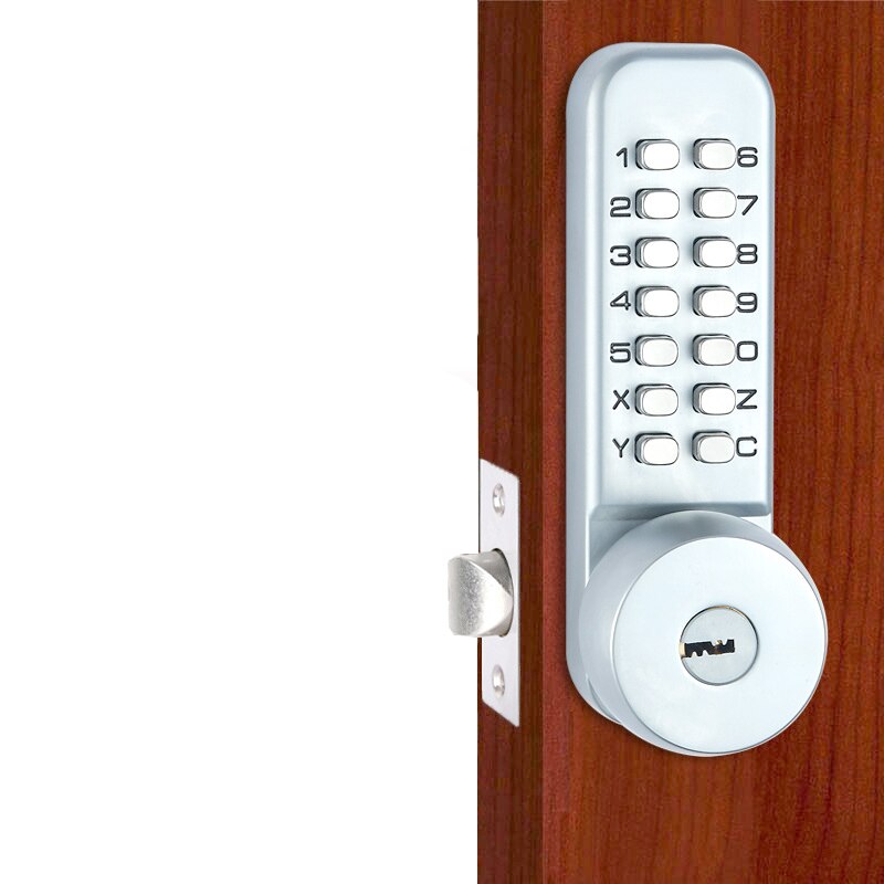 Wasserdicht Mechanische Passwort Anzahl Lock Push Button Code Lock mit schlüssel für home Apartment holz metall tür