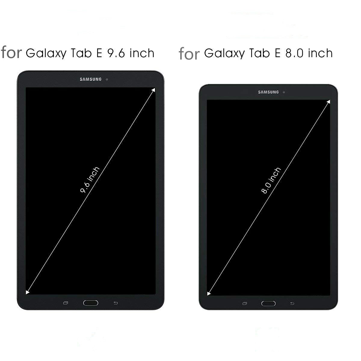 Tempered Glass For Samsung Galaxy Tab E 8.0 SM-T377V T375P T375 T377 Screen Protector Tab E 9.6 inch SM-T560 T561 Tablet Glass